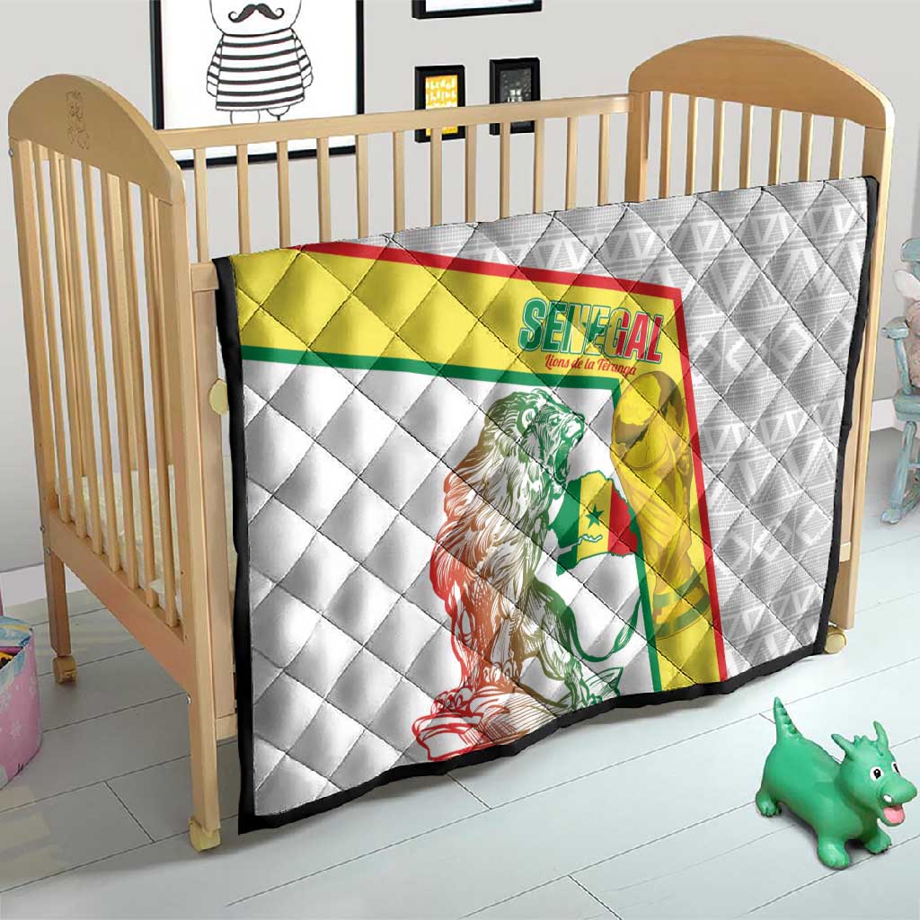 Senegal Football Quilt 2026 Come On Lions de la Teranga - African Pride