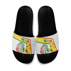 Senegal Football Slide Sandals 2026 Come On Lions de la Teranga - African Pride
