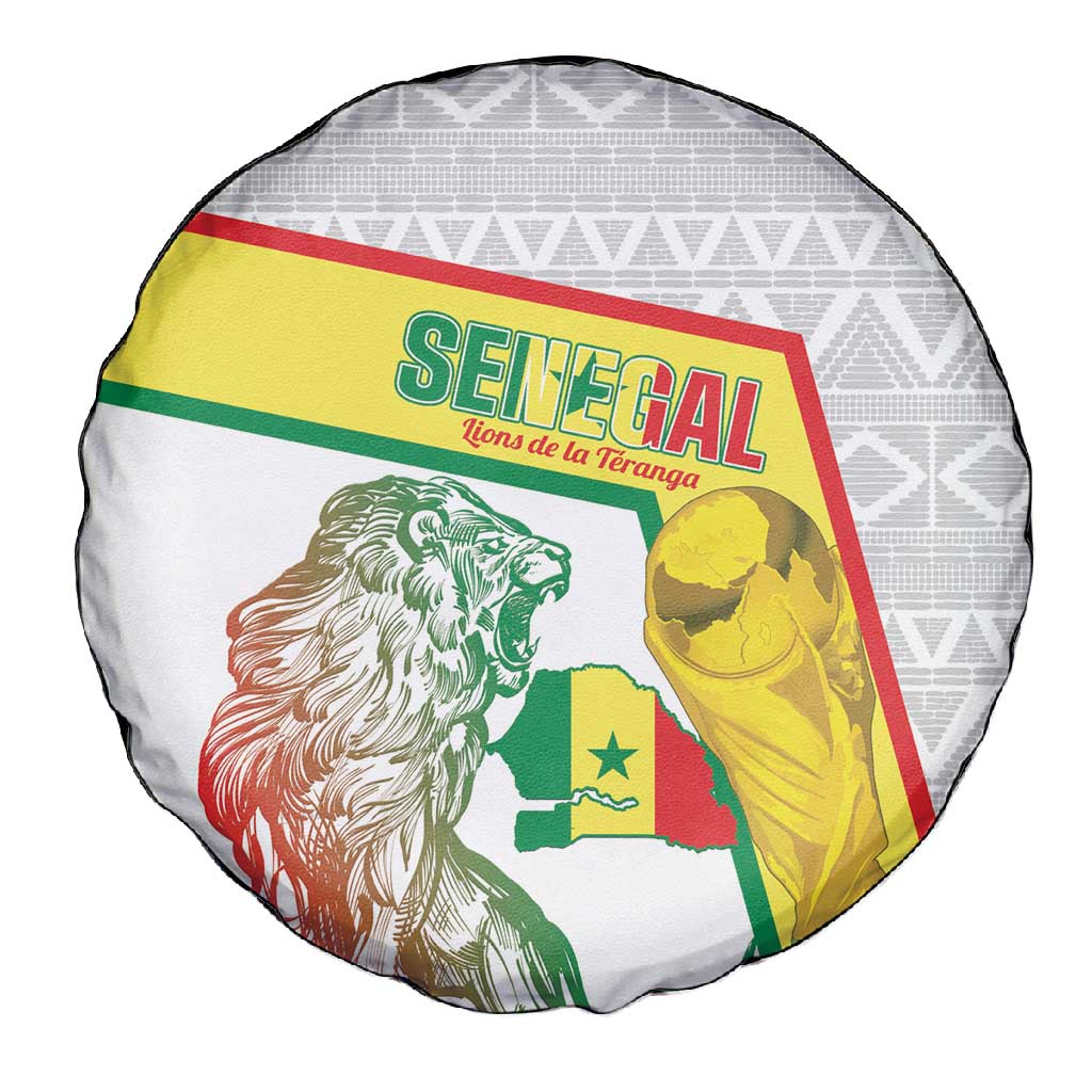 Senegal Football Spare Tire Cover 2026 Come On Lions de la Teranga - African Pride