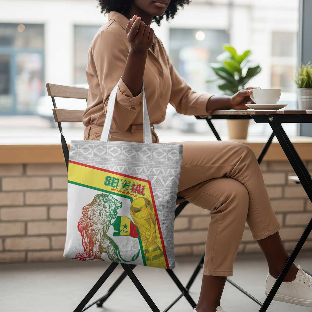 Senegal Football Tote Bag 2026 Come On Lions de la Teranga - African Pride