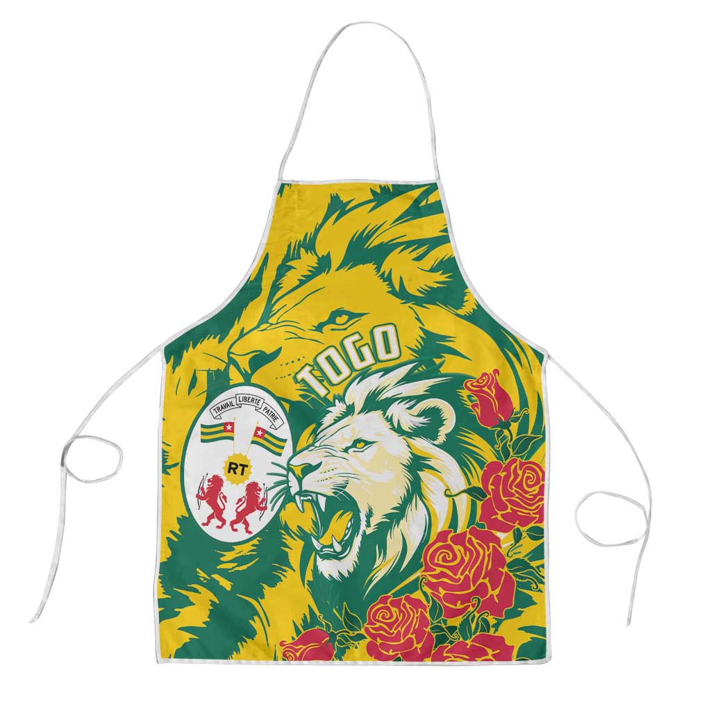 Togo Independence Day Apron Lion and Rose Proud To Be Togolese