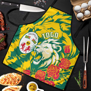 Togo Independence Day Apron Lion and Rose Proud To Be Togolese