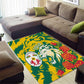 Togo Independence Day Area Rug Lion and Rose Proud To Be Togolese