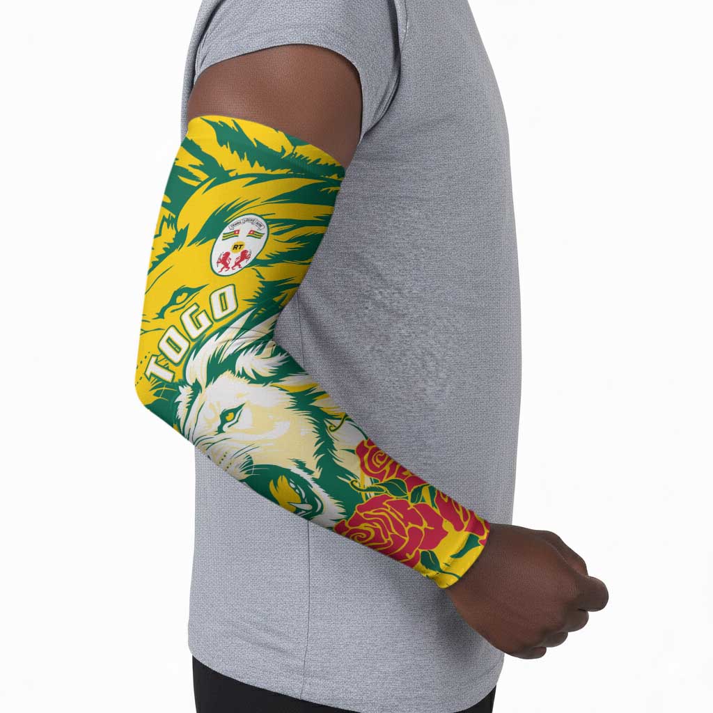 Togo Independence Day Arm Sleeves Lion and Rose Proud To Be Togolese