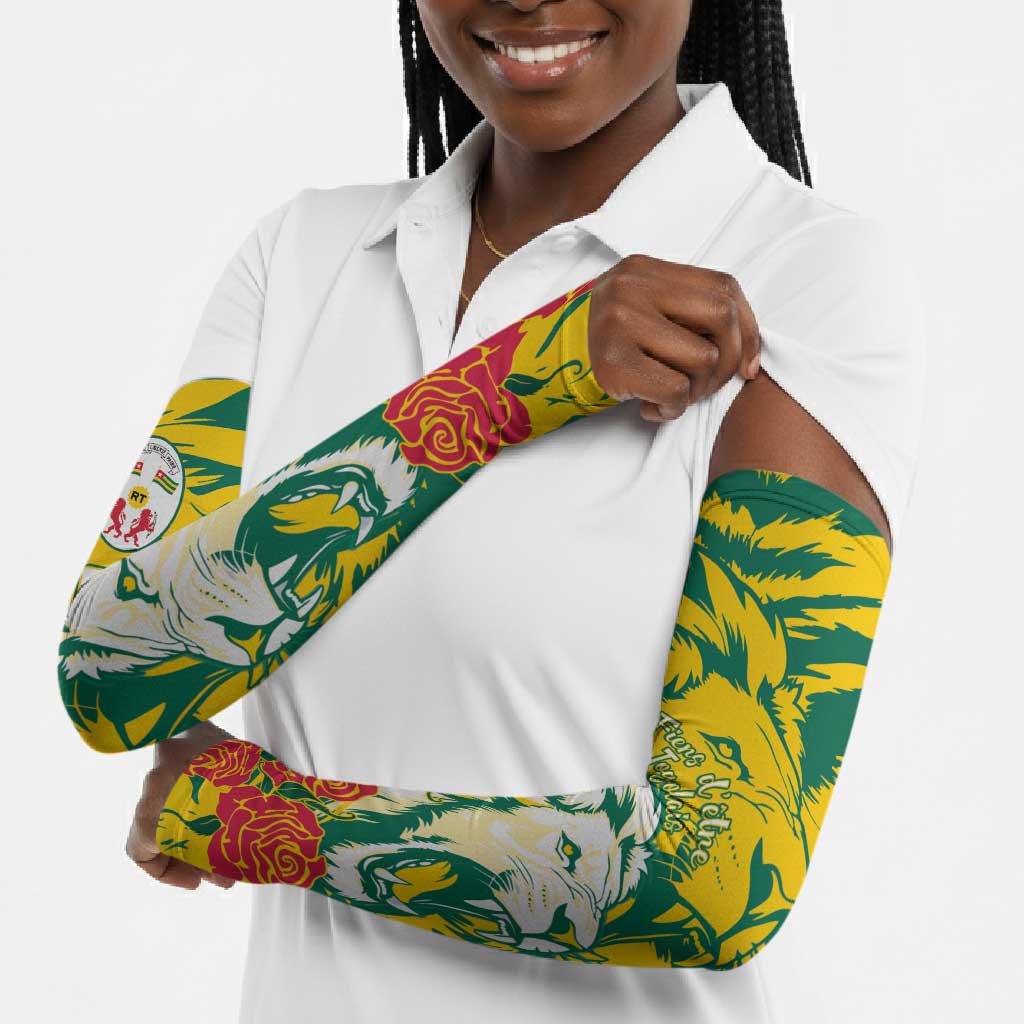 Togo Independence Day Arm Sleeves Lion and Rose Proud To Be Togolese