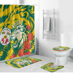 Togo Independence Day Bathroom Set Lion and Rose Proud To Be Togolese