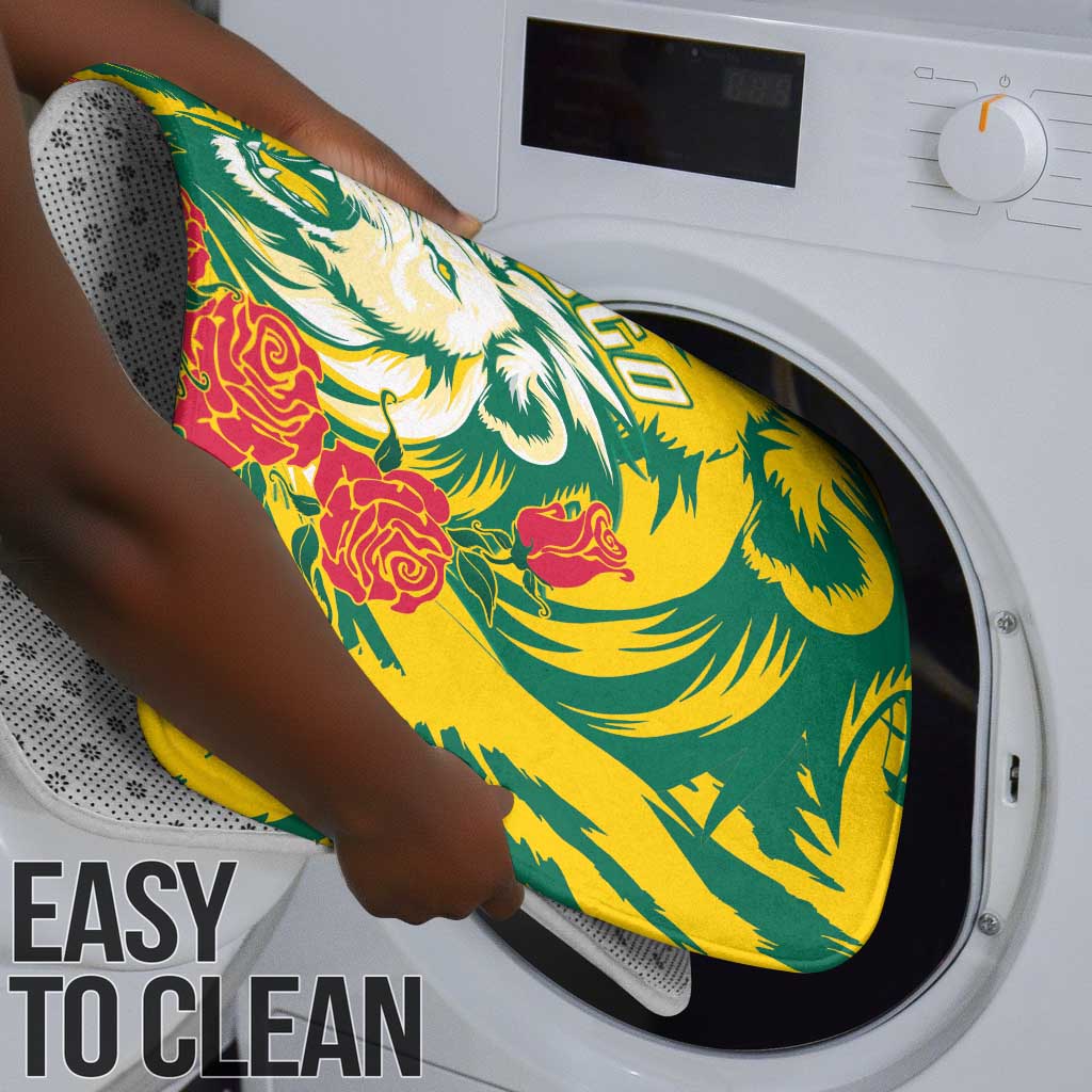 Togo Independence Day Bathroom Set Lion and Rose Proud To Be Togolese