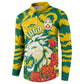 Togo Independence Day Button Sweatshirt Lion and Rose Proud To Be Togolese