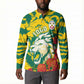 Togo Independence Day Button Sweatshirt Lion and Rose Proud To Be Togolese