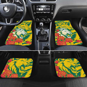 Togo Independence Day Car Mats Lion and Rose Proud To Be Togolese
