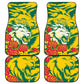 Togo Independence Day Car Mats Lion and Rose Proud To Be Togolese