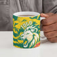 Togo Independence Day Ceramic Mug Lion and Rose Proud To Be Togolese