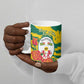 Togo Independence Day Ceramic Mug Lion and Rose Proud To Be Togolese