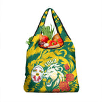 Togo Independence Day Grocery Bag Lion and Rose Proud To Be Togolese