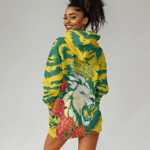 Togo Independence Day Hoodie Dress Lion and Rose Proud To Be Togolese