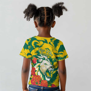 Togo Independence Day Kid T shirt Lion and Rose Proud To Be Togolese