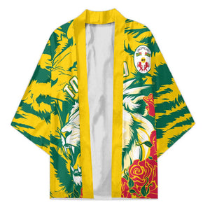 Togo Independence Day Kimono Lion and Rose Proud To Be Togolese