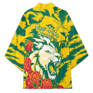 Togo Independence Day Kimono Lion and Rose Proud To Be Togolese