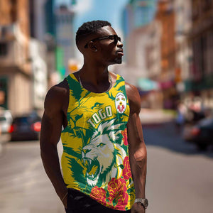 Togo Independence Day Men Tank Top Lion and Rose Proud To Be Togolese