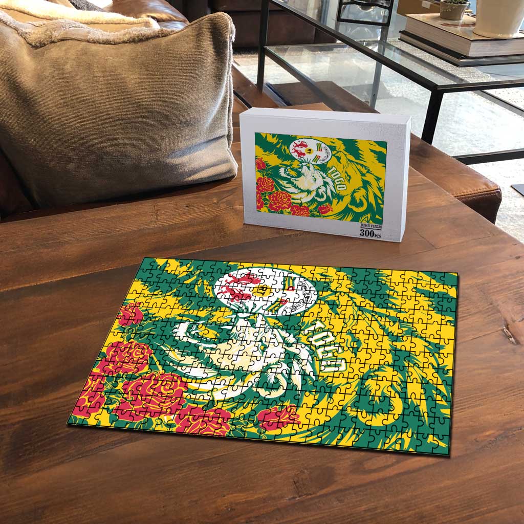 Togo Independence Day Puzzle Lion and Rose Proud To Be Togolese
