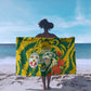 Togo Independence Day Sarong Lion and Rose Proud To Be Togolese