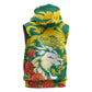 Togo Independence Day Sleeveless Hoodie Lion and Rose Proud To Be Togolese
