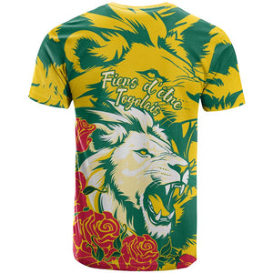 Togo Independence Day T shirt Lion and Rose Proud To Be Togolese