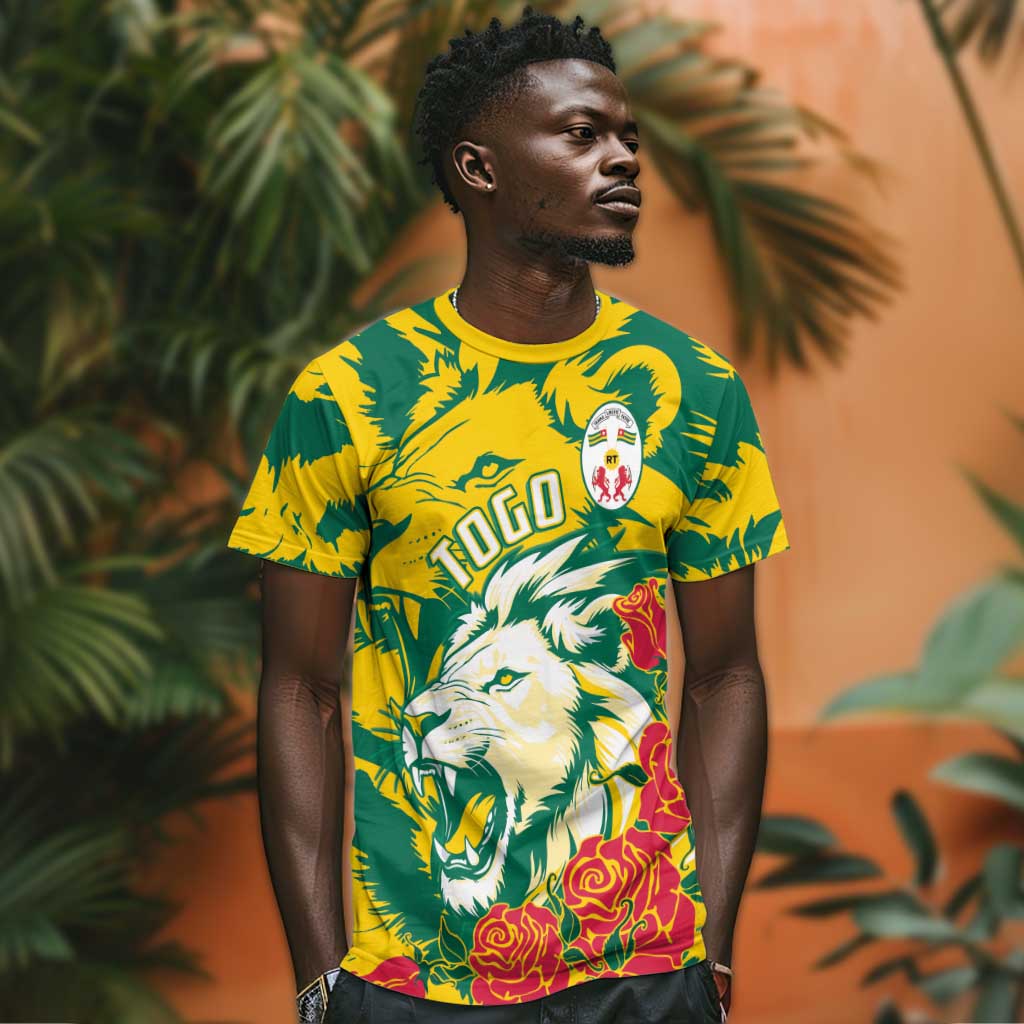 Togo Independence Day T shirt Lion and Rose Proud To Be Togolese
