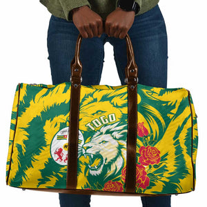 Togo Independence Day Travel Bag Lion and Rose Proud To Be Togolese
