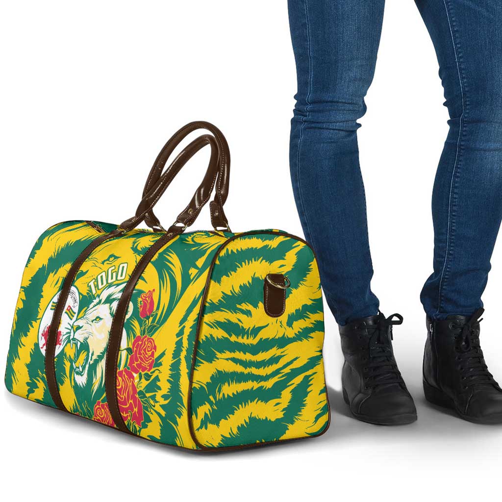 Togo Independence Day Travel Bag Lion and Rose Proud To Be Togolese