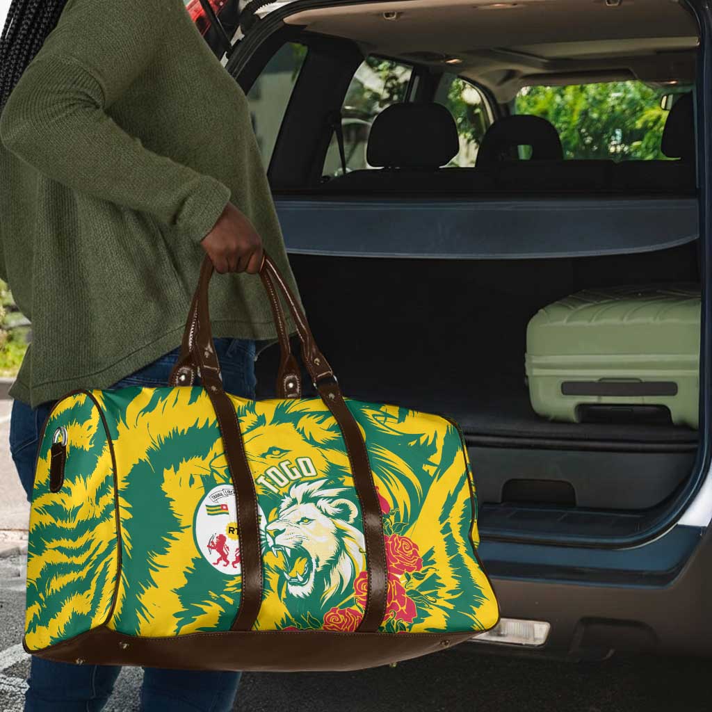 Togo Independence Day Travel Bag Lion and Rose Proud To Be Togolese