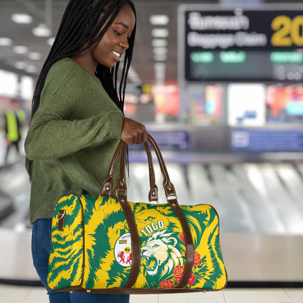 Togo Independence Day Travel Bag Lion and Rose Proud To Be Togolese