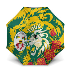 Togo Independence Day Umbrella Lion and Rose Proud To Be Togolese