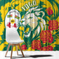 Togo Independence Day Window Curtain Lion and Rose Proud To Be Togolese