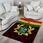 Personalised 1 July Ghana Republic Day Area Rug African Pattern Mix Flag Unique Style