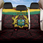 Personalised 1 July Ghana Republic Day Back Car Seat Cover African Pattern Mix Flag Unique Style