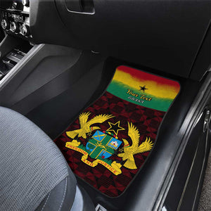 Personalised 1 July Ghana Republic Day Car Mats African Pattern Mix Flag Unique Style