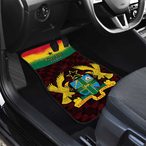 Personalised 1 July Ghana Republic Day Car Mats African Pattern Mix Flag Unique Style