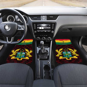 Personalised 1 July Ghana Republic Day Car Mats African Pattern Mix Flag Unique Style