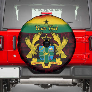 Personalised 1 July Ghana Republic Day Spare Tire Cover African Pattern Mix Flag Unique Style