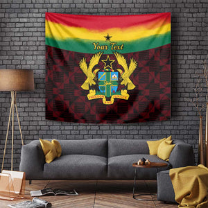 Personalised 1 July Ghana Republic Day Tapestry African Pattern Mix Flag Unique Style