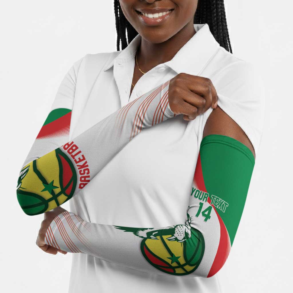 Senegal Basketball Custom Arm Sleeves Come On Lions