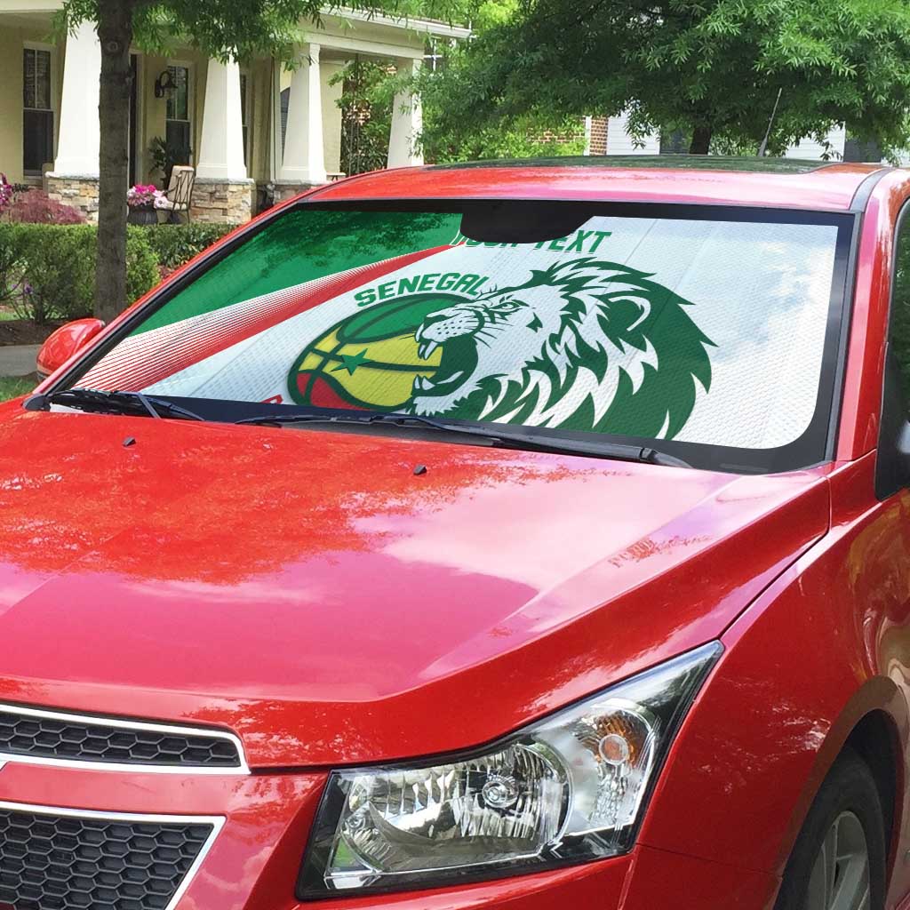 Senegal Basketball Custom Auto Sun Shade Come On Lions