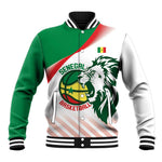 Afro Basketball Custom Senegal Baseball Jacket Come On Lions - African Pride
