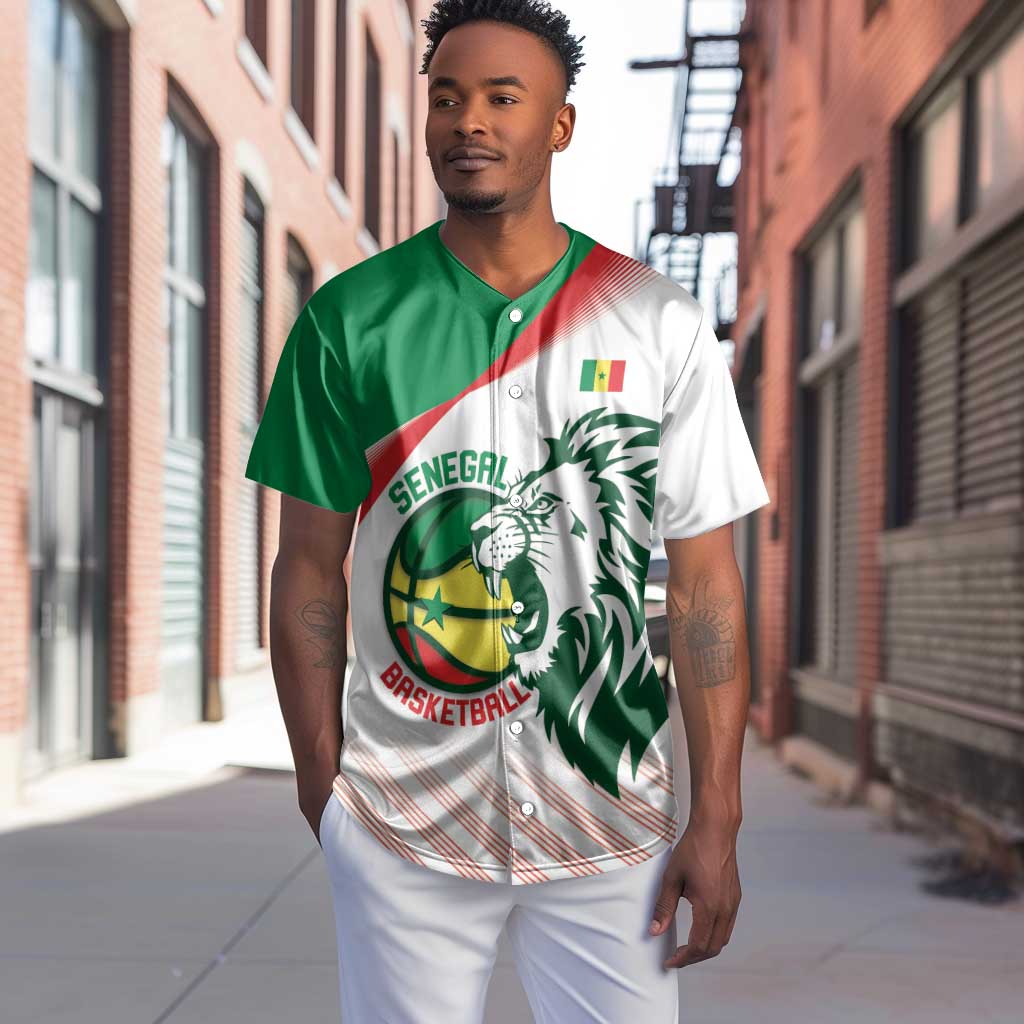 Afro Basketball Custom Senegal Baseball Jersey Come On Lions - African Pride