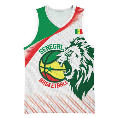 Afro Basketball Custom Senegal Basketball Jersey Come On Lions LT14