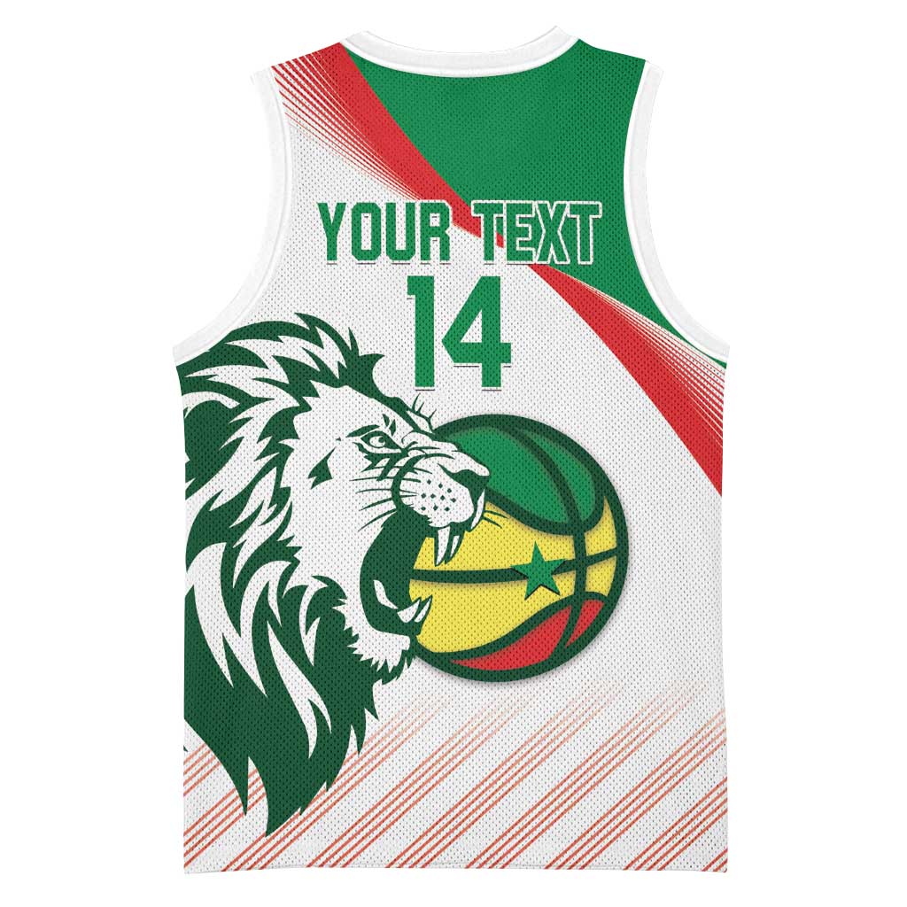 Afro Basketball Custom Senegal Basketball Jersey Come On Lions LT14