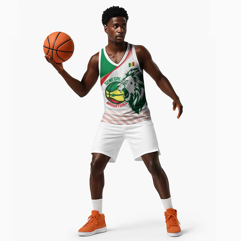 Afro Basketball Custom Senegal Basketball Jersey Come On Lions LT14