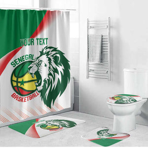 Senegal Basketball Custom Bathroom Set Come On Lions