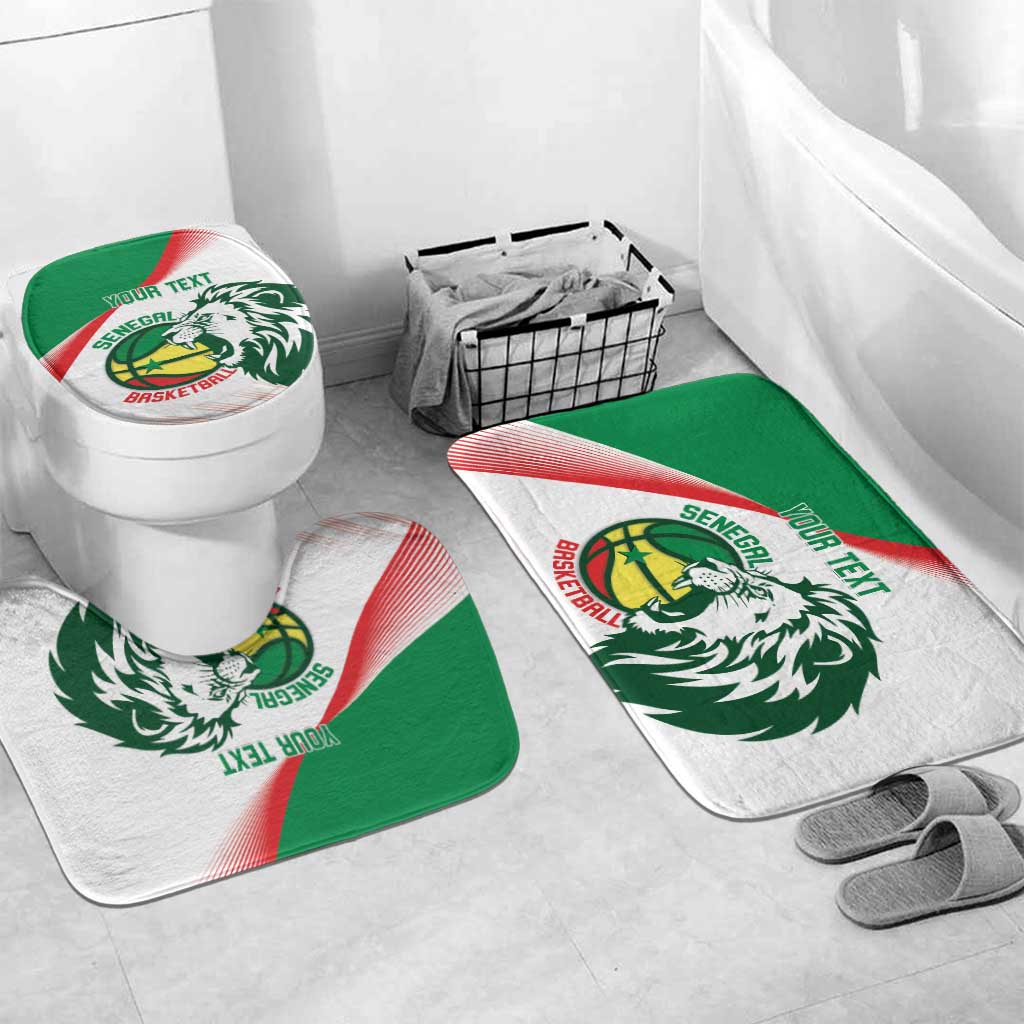Senegal Basketball Custom Bathroom Set Come On Lions